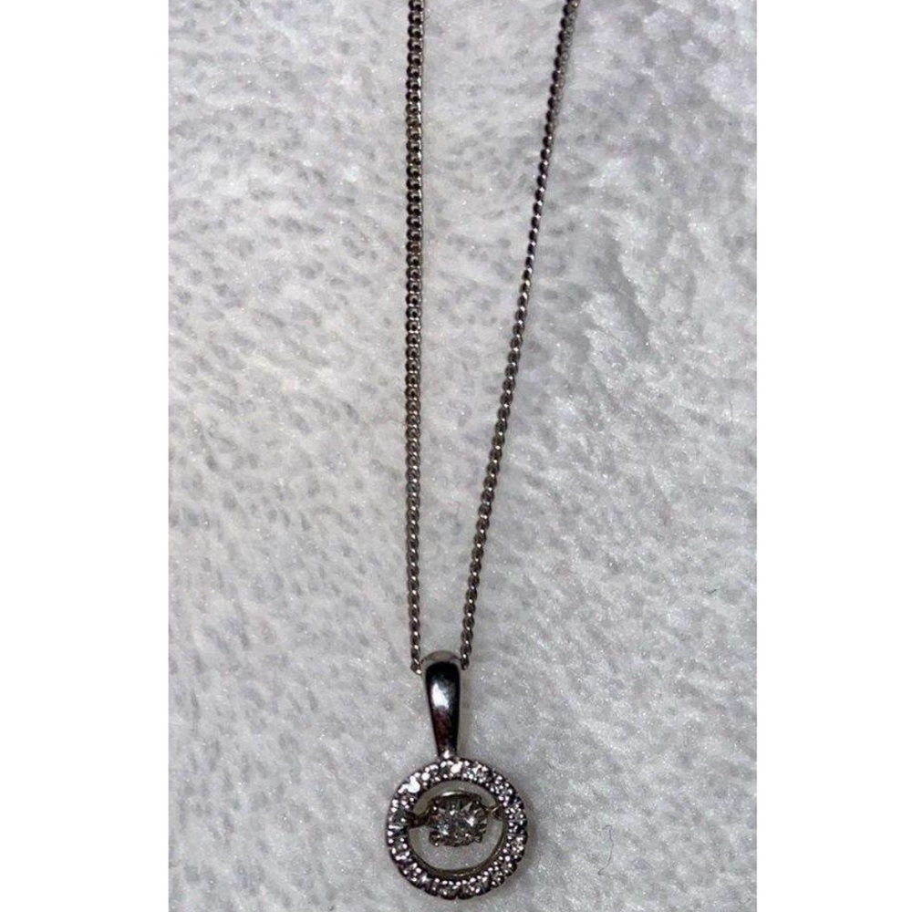 Elegant Silver Pendant Necklace from Kay Jewelers
